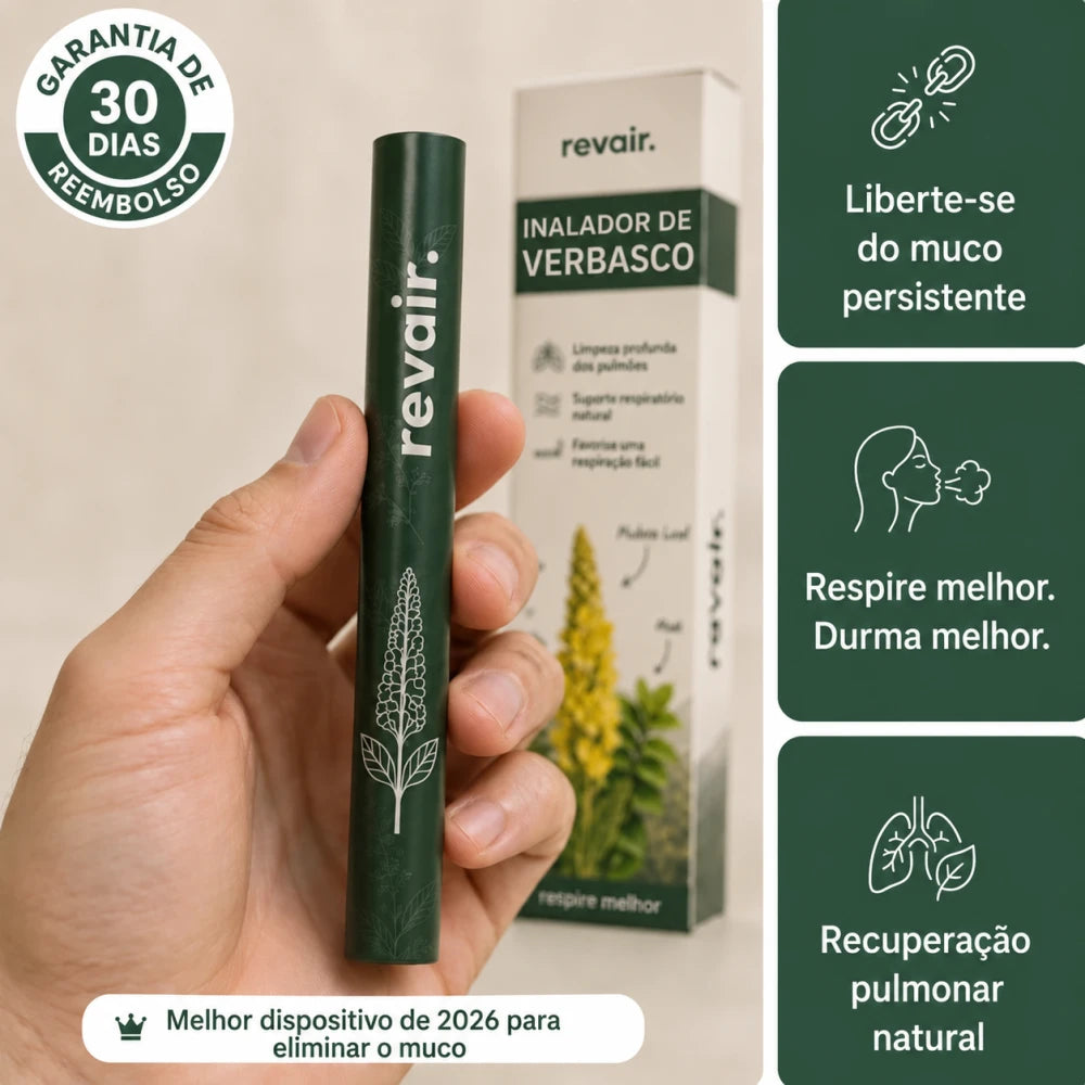 Inalador Respiratório Revair de Verbasco