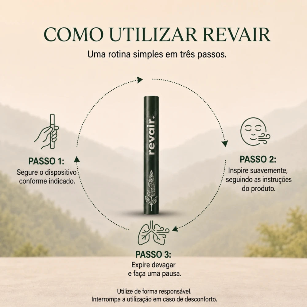 Inalador Respiratório Revair de Verbasco