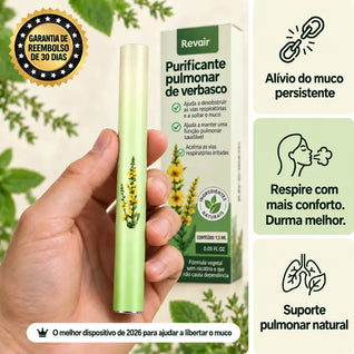 Inalador Respiratório Revair de Verbasco
