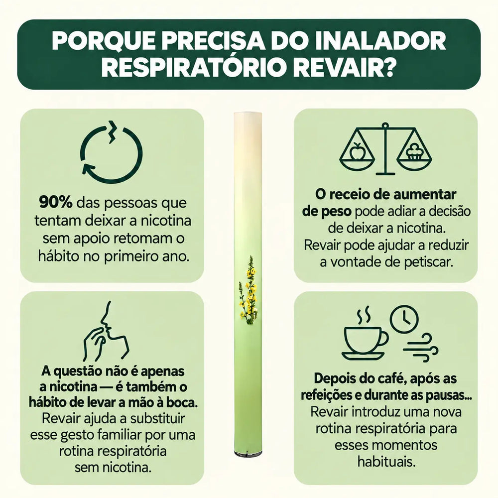 Inalador Respiratório Revair de Verbasco