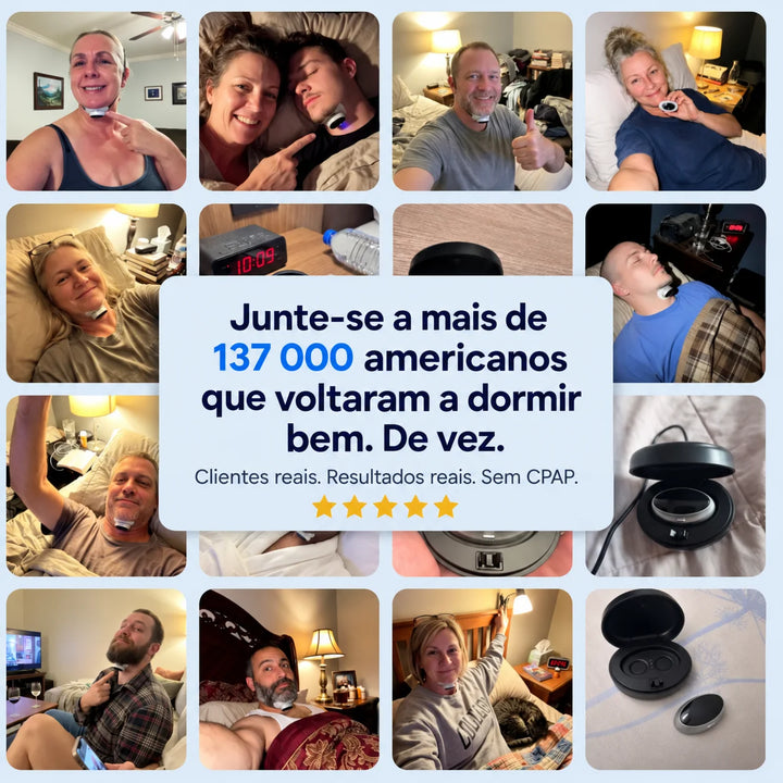 SleepEase Pro — Elimina o Ressobro e a Apneia do Sono